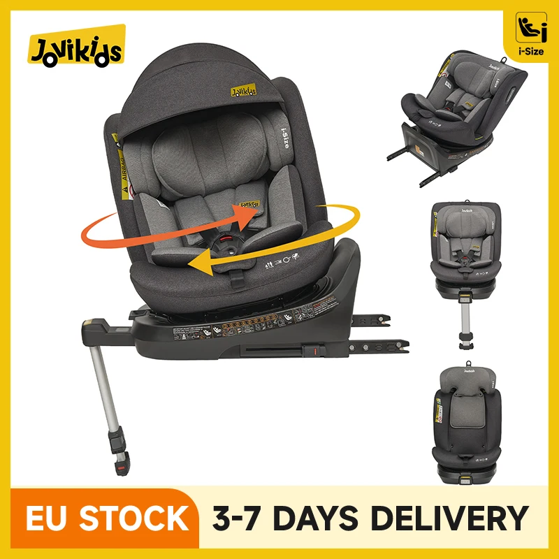 Jovikids Ranger 360° ° Drehbarer Babyautositz in I-Größe 40–150 cm mit Stützbein Image