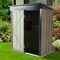 Tool Shed, Metal Garden Shed Garden Storage Outdoor Metal Utility Tool Storage with Lock for Tools