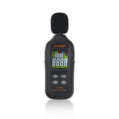 UA961 Schwarz Tragbarer digitaler Geräuschtester, Schallpegelmesser Image
