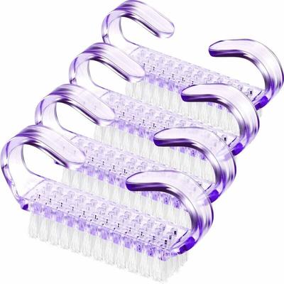 4 Stück Nagelbürste mit Griff, Nagelschrubber, Reinigungsbürste, Nagelbürsten, Image