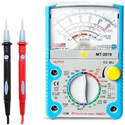 Analoges Multimeter, Voltmeter, Amperemeter, Zeiger-Multimeter-Tester, analoges Voltmeter, Image