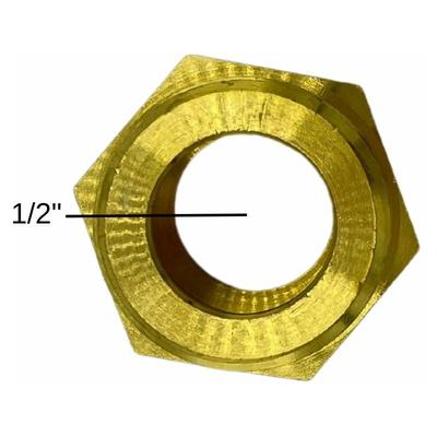 Feueranker ® - Doppelnippel 1/2' Messing flachdichtend Heizungstechnik Solar Solarzubehör Image