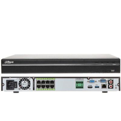 Nvr Dahua 8 kanal poe ip 4K ultra-hd 12 mpx 320 mbps H.265 pro serie Image