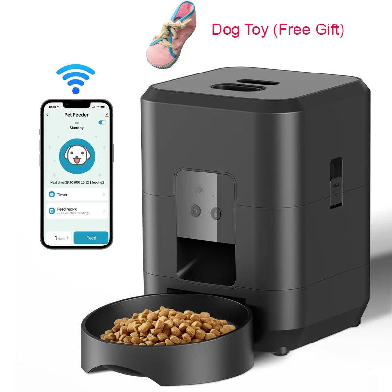 Mangeoire intelligente pour animaux de compagnie 2L mangeoire automatique pour chat Machine de nourriture lente pour chien avec application WIFI quantitative chronométrée distributeur de nourriture