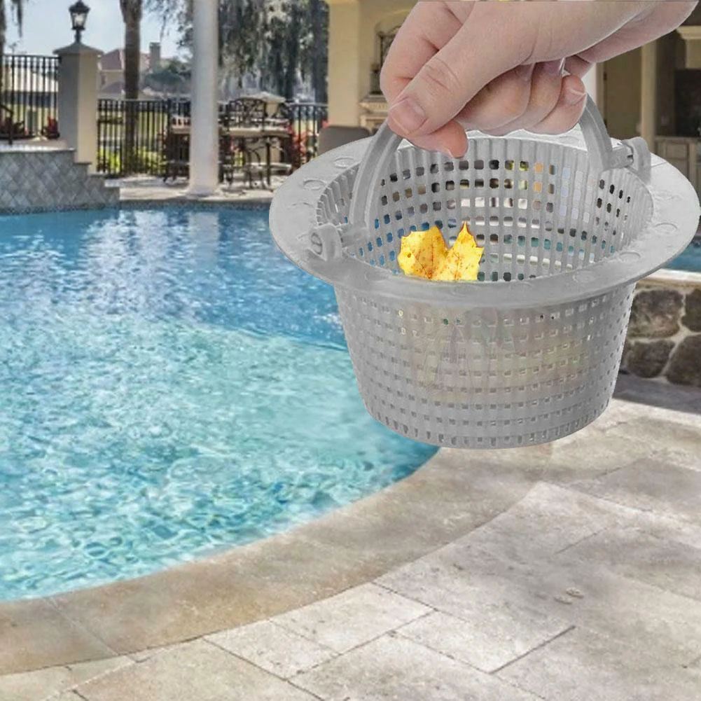Panier d'écumage de piscine en plastique, panier d'écumage de remplacement universel pour pré-piscine