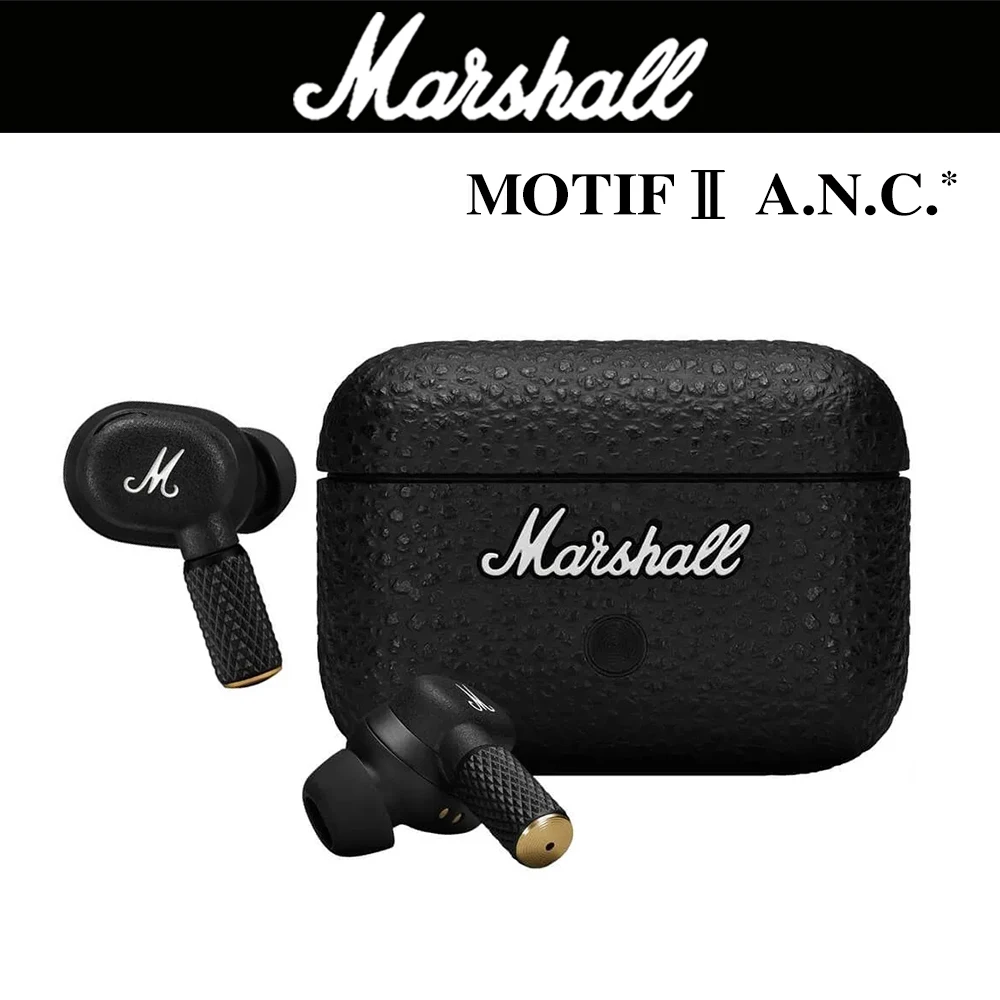 NUOVO Marshall MOTIF II ANC True Bluetooth 5.2 Cuffie Cuffie con cancellazione attiva del rumore Auricolari in-ear Cuffie Versione HK