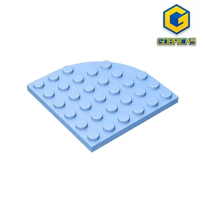 Gobricks GDS-701 PLATTE 6X6 W. BOGEN, kompatibel mit Lego 6003, Kinderspielzeug, baut technische Image