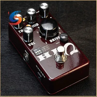 TZT E-Gitarre Distortion Overload Effektpedal High Gain Dynamic Effector für musikalische Leistung Image