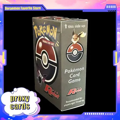 Pokémon Folie Team Rocket Classic Base Set Proxy Card für Unterhaltungsspiele PKM Brettspiele Ganzes Image