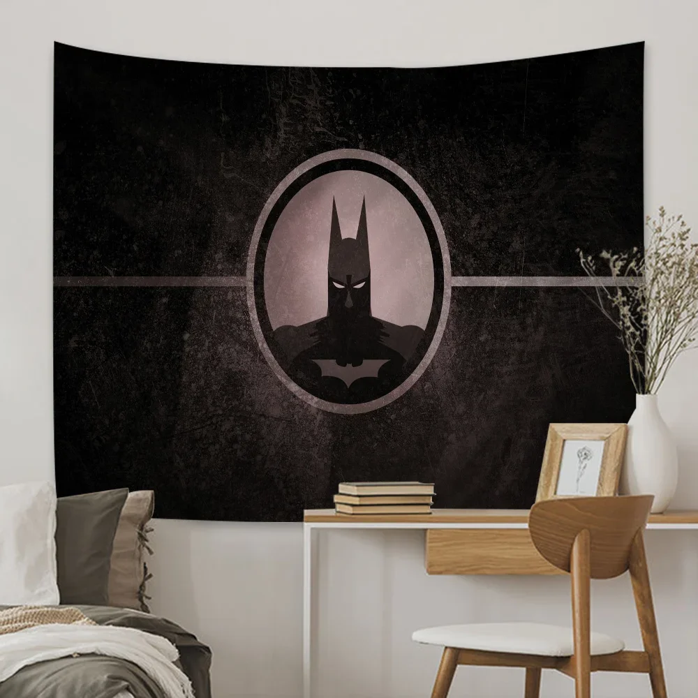 B-Batmans-Logo Tapisserie Boden matte rutsch feste Waschküche Matte Wäsche Dekor Balkon Kind Wohnzimmer Haushalt Teppiche Image