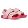 Sandale TOMMY HILFIGER, Kinder, Gr. 24, rosa (rosa pink), Synthetik, colorblocking, Glitzer, modisch, Schuhe, Badeschuh, Pool Slides mit Klettverschlüssen