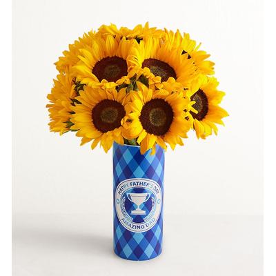1-800-Flowers Flower Delivery Amazing Dad Sunflower Bouquet Sunflower Bouquet W/ Amazing Dad Vase