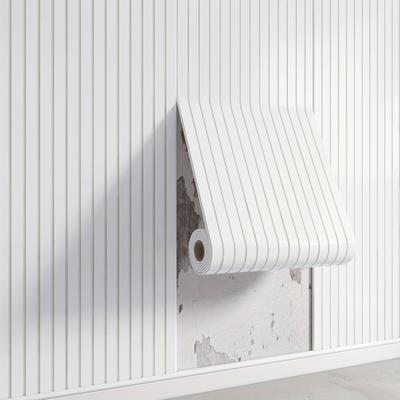 TEMU A Roll Of 3d Self-adhesive Wall Panel, Thickened 3d Mesh Wallpaper, Textured Wall Decoration, Home Decoration Image
