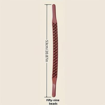 TEMU -row 59 Beads Scraping Massage Stick, Full Body Slimming And Meridian Unblocking Rod Image