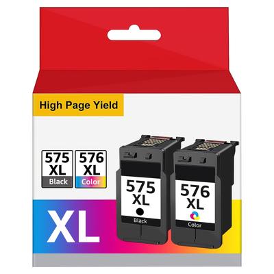TEMU High- Remanufactured 575xl & 576xl Cartridge - Compatible With Ts3550i, Ts3551i, Tr4750i, Tr4751i Printers () Image