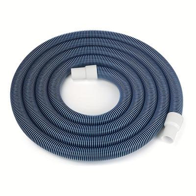 TEMU Flexible Cleaning Hose With Swivel Cuff For Above Ground & Inground Pools - Pe Material, Easy-to- Connectors, Ideal For Garden And Outdoor Use, Pool Cleaning Supplies Image