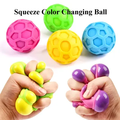 Squishy Squeeze Ball Stress Relief Toy Super Soft Sensory Fidget Toys for Kids Adults Anxiety Relaxation Anti-Stress, Party Gift
