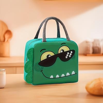 TEMU Thickened Lunch Bag Portable Bento Box Holder, Handbag Lunch Pouch, Food Storage Bag For Picnic And Non-food Contact Image