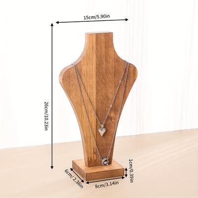 TEMU Walnut-colored Vase Stand For Home Decor, Jewelry Towers Image