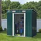 6 X 4 Ft Garden Metal Storage Shed, All Weather Outdoor with Bottom Vent, Lockable Sliding Door,