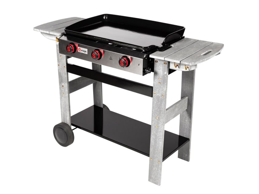 Griglia a gas 3 bruciatori 8kW