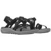 Sandale MERRELL "HARBOR BACKSTRAP", Gr. 39, schwarz, Leder, sportlich, Schuhe