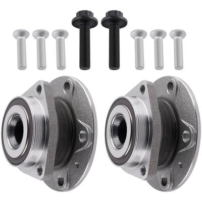 Maxpeedingrods - 2x Radnabe Radlagersatz Vorne for Audi A3 8P 8V tt vw Golf 5 6 Seat Altea Skoda