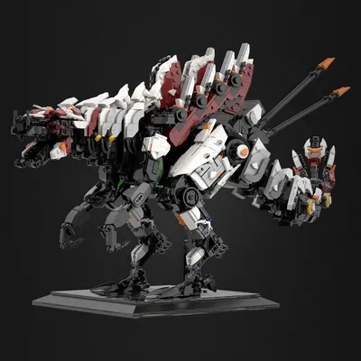 Moc verboten-wet schlachtbein bestien modell bausteine horizoneds dinosaurier rot äugige beobachter Image