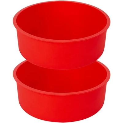 Stück 6-Zoll-Silikon-Schichtkuchenform, Antihaft-Silikon-Kuchenform zum Backen von Kuchen, Brot und Image