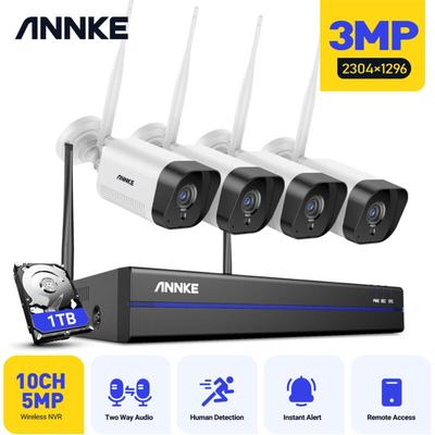 Sannce - annke 8CH Überwachungskamera Wireless 5MP nvr Outdoor 3MP wlan Kamera ir Nachtsicht Image