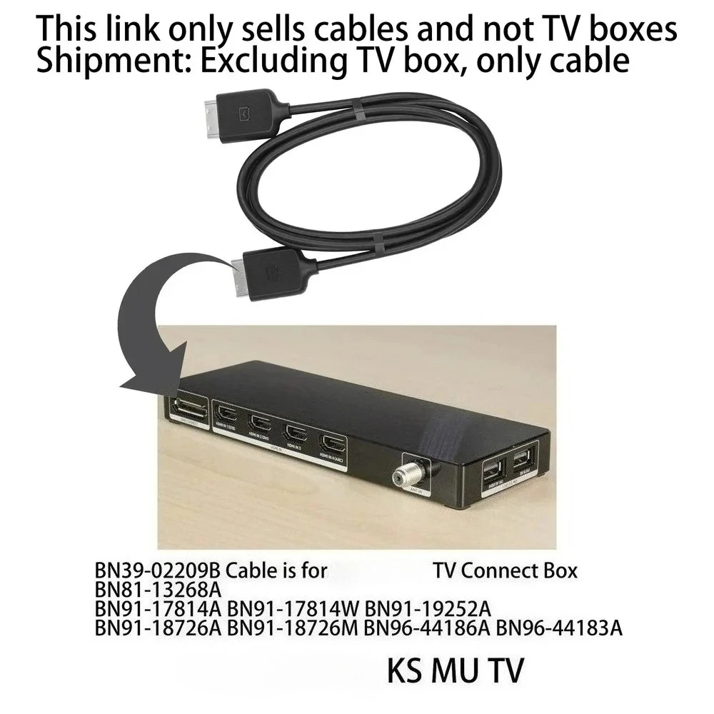 2M One Connect Kabel BN39-02209B für Samsung BN96-44186A BN91-19252A BN91-18726A BN91-18726M BN91-17814A BN91-17814W Image