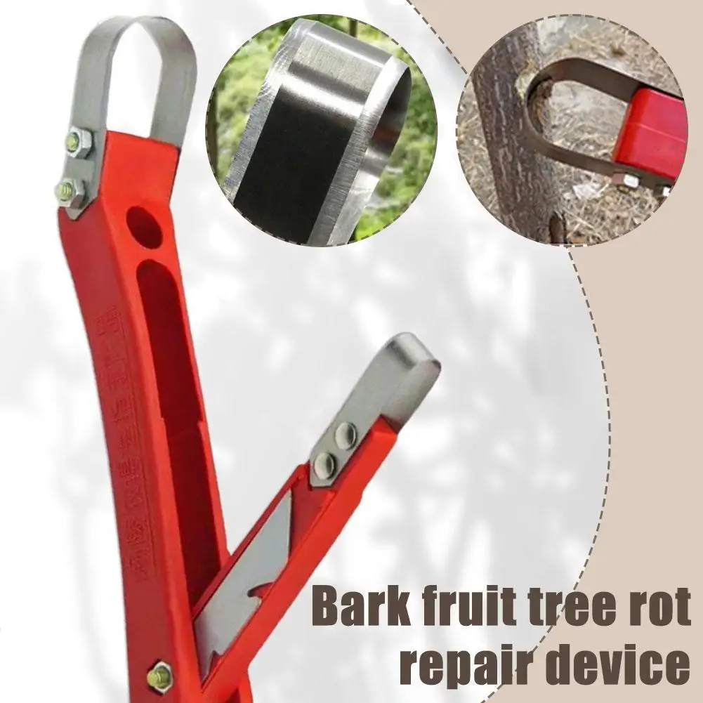 1Pc Baum Rinde Reparatur Obst Baum Rot Krankheit Schaber Obstgarten Werkzeug Dual-use-Baum Kratzen Baum Rinde Schaben