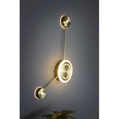 ECO-LIGHT LED Wandleuchte "LED-Wandleuchte SOLAR", gold, B:33,00cm L:44,00cm, Lampen Image