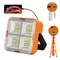 Lampe de camping solaire LED lampe de camping rechargeable 1200 mAh, 5 modes d'éclairage, lampe de