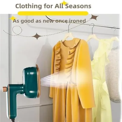 Portable Handheld Mini Garment Steamer Electric Foldable Steam Iron for Clothes Home Travel Wet/Dry