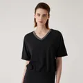 BC1070 Abbigliamento da donna Maglioni estivi per donna Top in lana e seta T-shirt da donna