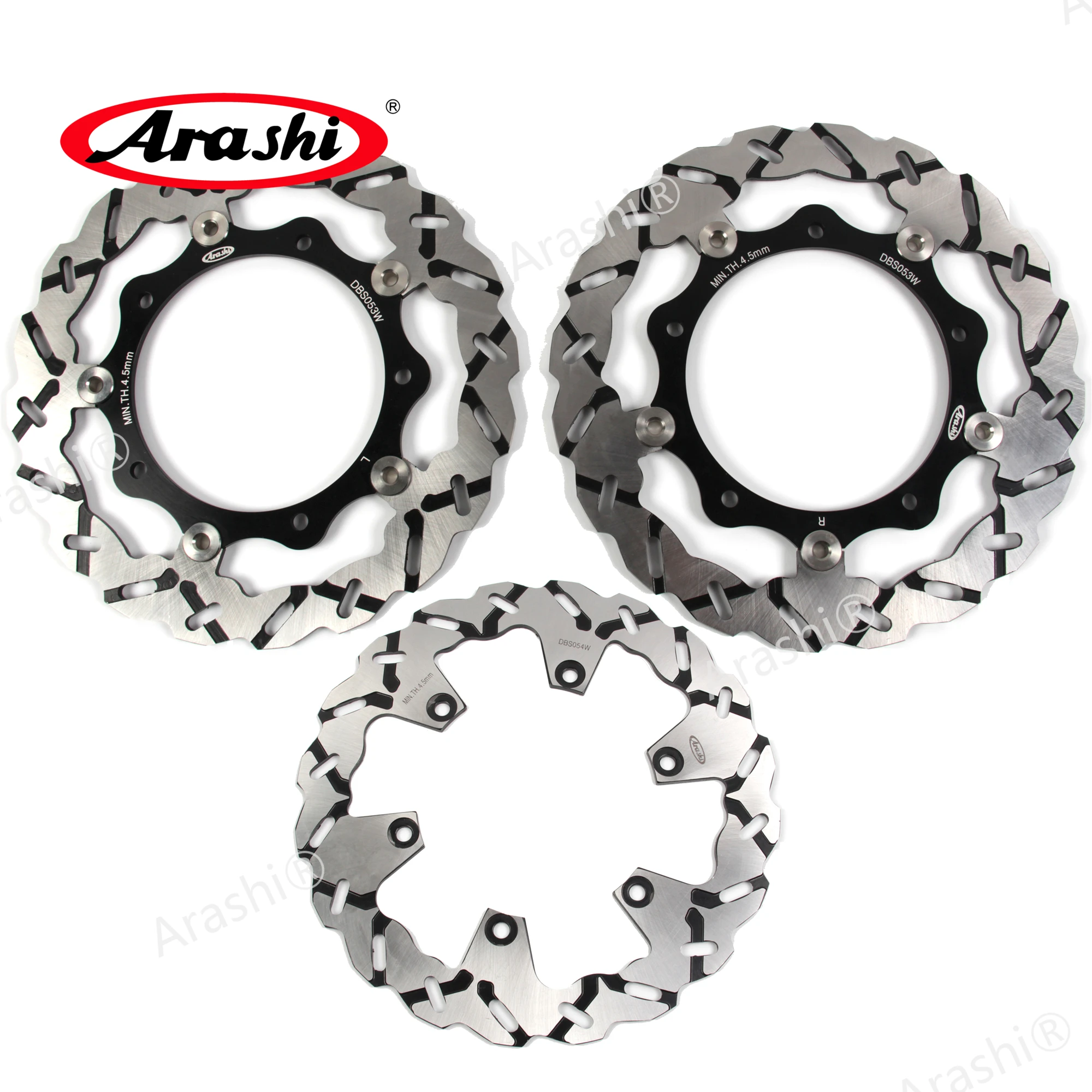 Arashi Tmax 500 CNC Pieno Galleggiante Anteriore Posteriore Disco Freno Rotori Per YAMAHA XP T-MAX 500 2004 2005 2006 2007 TMAX500 2004-2007