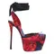 Women Fashion Square Toe Ankle Lace-Up Shoes for Woman