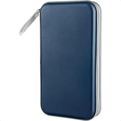 CD Case DVD Case Holder 96 Capacity Hard Plastic CD DVD Disc Cases Storage Binder Wallet for Car