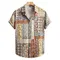 Camicie da uomo estive hawaiane taglie forti Manica corta in cotone viscosa stampate camicie da uomo floreali eleganti abbigliamento casual Camicie da uomo