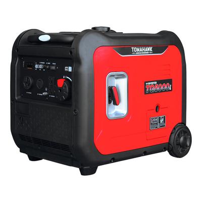 Tomahawk Inverter Series Gasoline-Powered Portable Inverter Generator with Electric Push Start TG5500i - 5,000 / 5,500W, 120/240V