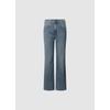 Straight-Jeans PEPE JEANS "STRAIGHT JEANS HW ROBYN", Damen, Gr. 30, Länge 30, blau (dirty blau), Denim/Jeans, Obermaterial: 99% Baumwolle, 1% Elasthan, casual, straight fit, Jeans, mit hohem Bund