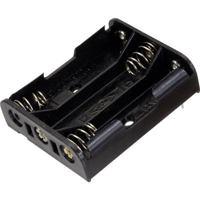 Tru Components - BH-331P Batteriehalter 3x Mignon (aa) Kontaktpole Image