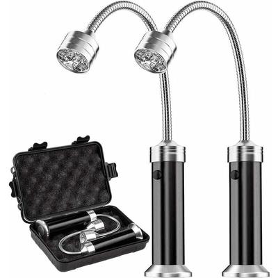 Grilllichter, 2er-Pack LED-Grilllichter mit Magnetfuß, 360-Grad-Drehung, flexibel und verstellbar, Image