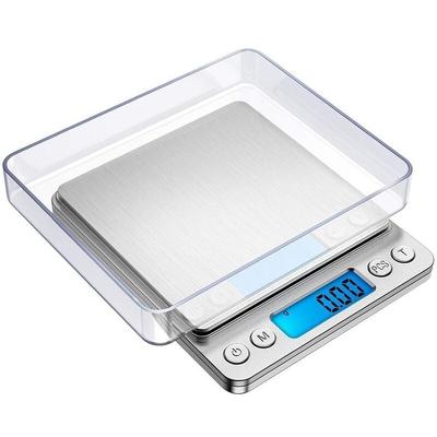Tinor - Präzisionswaage, 500 g/0,01 g, 0,01 g Präzisionswaage, Küchenwaage mit Tara- und Image