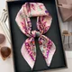 Imitation Silk Square Scarf For Women, Spring/Summer Luxury Bandanna Decorative Scarf,Hair, Head Band Neckerchief