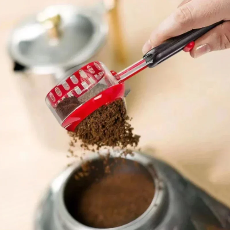 1pc Coffee measuring spoons Adjustable capacity Graduated measuring spoons Powder measuring spoons