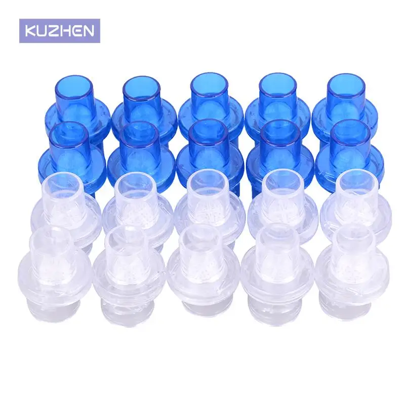 10 pcs Einweg-Einweg-Filter-Stecker cpr Maske Trainings ventile Mundstücke Mikro maske Zubehör Image