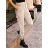 Cargohose INSPIRATIONEN, Damen, Gr. 52, Normalgrößen, beige (sand), 100% Lyocell, unifarben, lang, Hosen