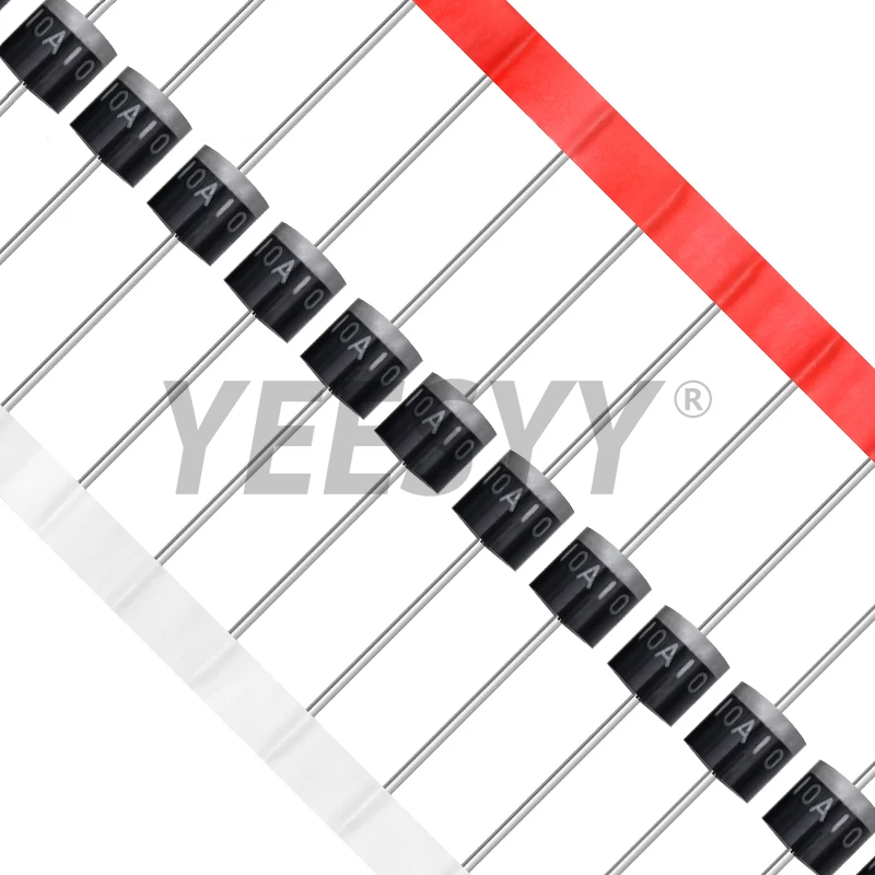 10 Stücke 20 Stücke 10A10 DIP Elektrische Axial Gleichrichterdiode 10A 1000 V 10A10 Dioden Kit Image